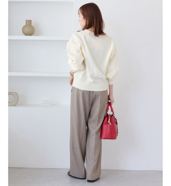 VIS「【WEB限定】メタル釦オーバーサイズカーディガン」|カーディガン|