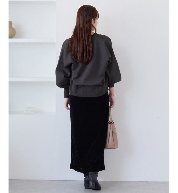 VIS「【WEB限定】メタル釦オーバーサイズカーディガン」|カーディガン|