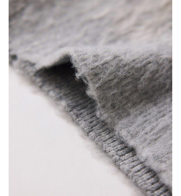 VIS「アート柄ジャガード起毛ニットカーディガン/イージーケア」|カーディガン|