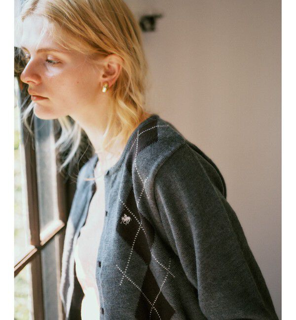 VIS「【POLO BCS】VIS別注アーガイルニットカーディガン」|カーディガン|