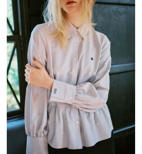 VIS「【POLO BCS】VIS別注ペプラムデザインシャツ」|シャツ・ブラウス|