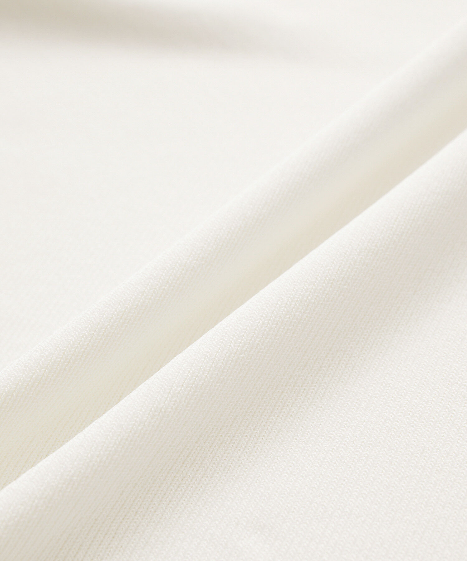 Rope&rsquo;Picnic「UVカット・洗える・接触冷感/Vスカラップネックハーフスリーブニットプルオーバー」|ニット・セーター|