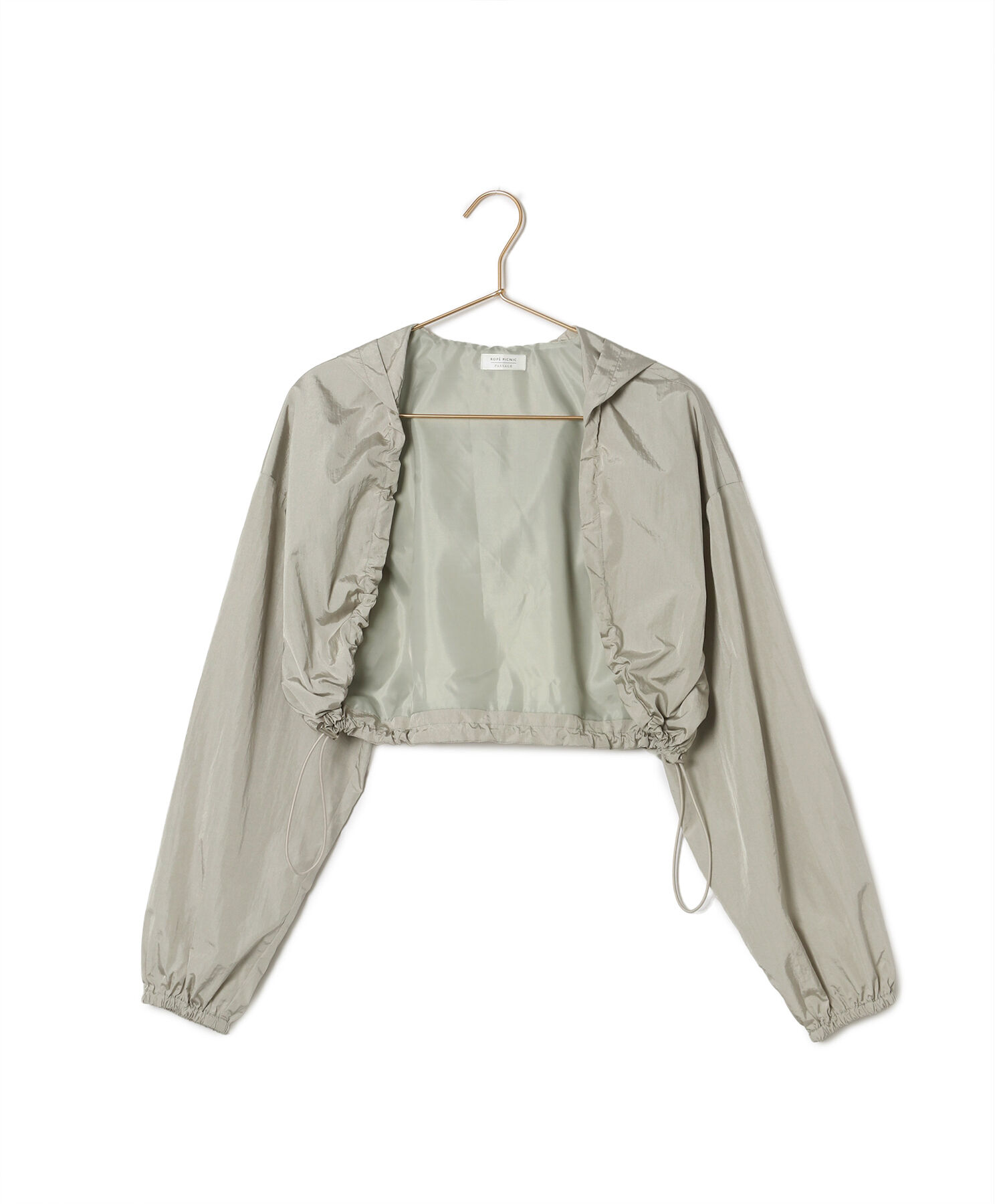 ROPE PICNIC PASSAGE「撥水加工・UVカット/ドロストシャーリングボレロ」|その他|