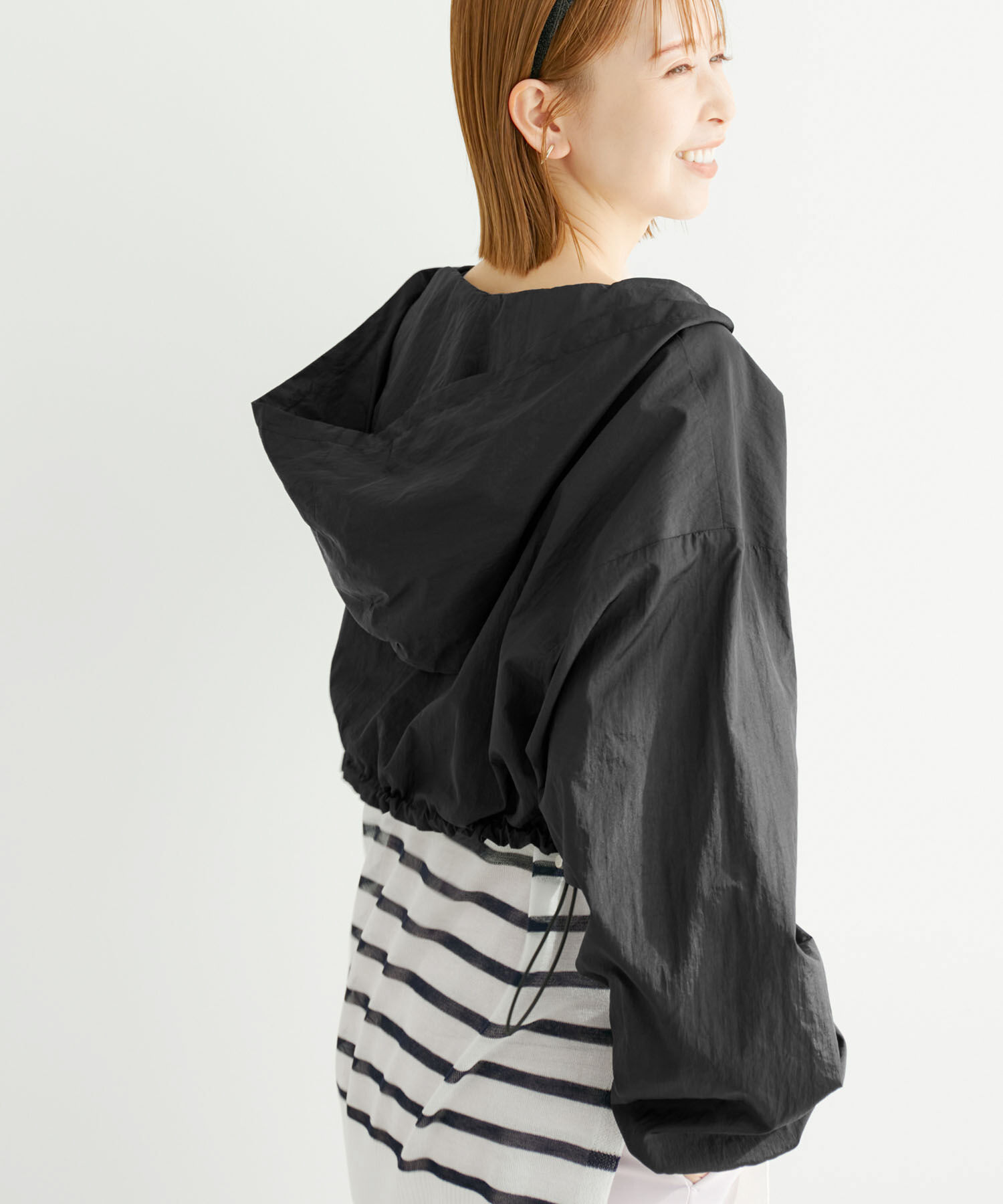 ROPE PICNIC PASSAGE「撥水加工・UVカット/ドロストシャーリングボレロ」|その他|