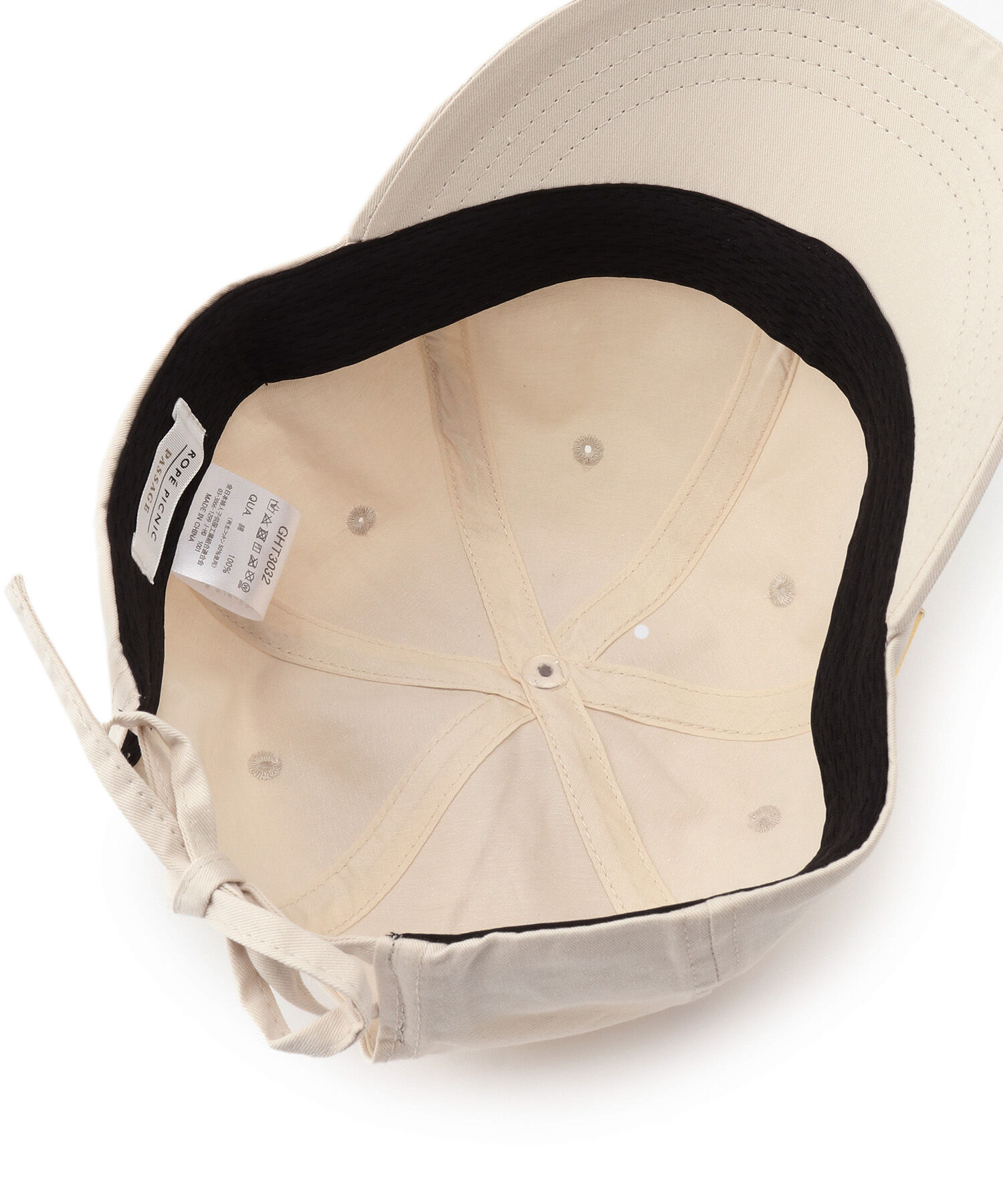 ROPE PICNIC PASSAGE「リサイクルバックリボンキャップ/リンクコーデ」|キャップ・キャスケット|