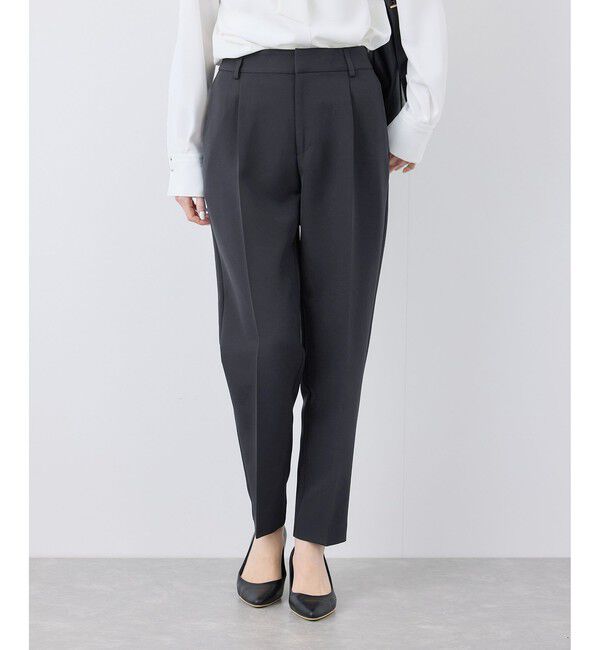 Rope&rsquo;Picnic「【WEB限定カラー】360&deg;ウルトラストレッチ テーパードパンツ/花粉ガード・セットアップ対応」|チノ|