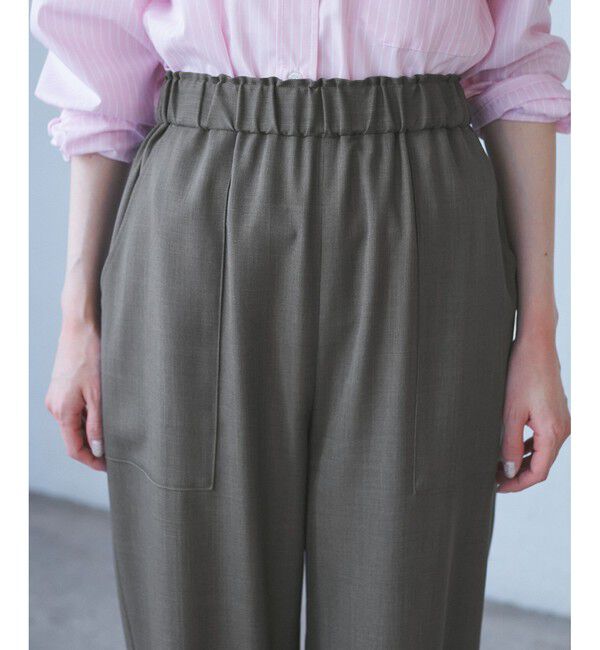 Rope&rsquo;Picnic「ドロストリラックスイージーワイドパンツ」|チノ|
