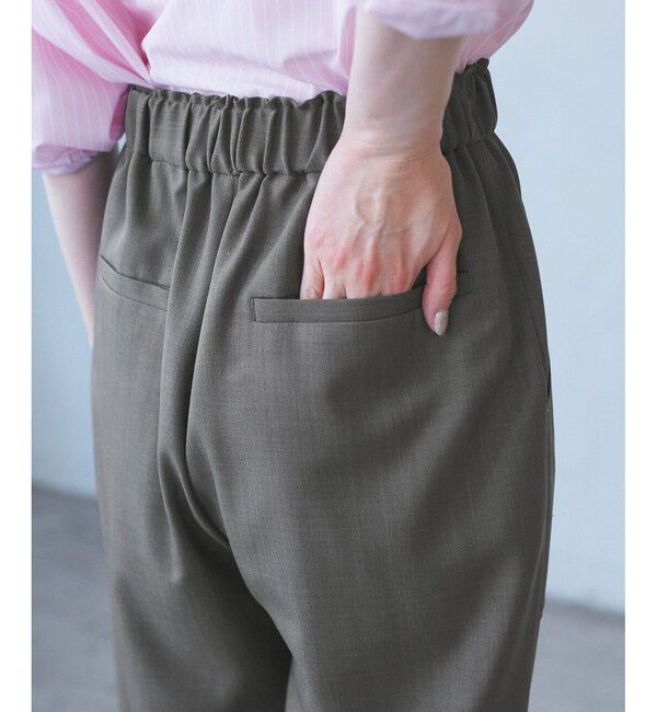 Rope&rsquo;Picnic「ドロストリラックスイージーワイドパンツ」|チノ|