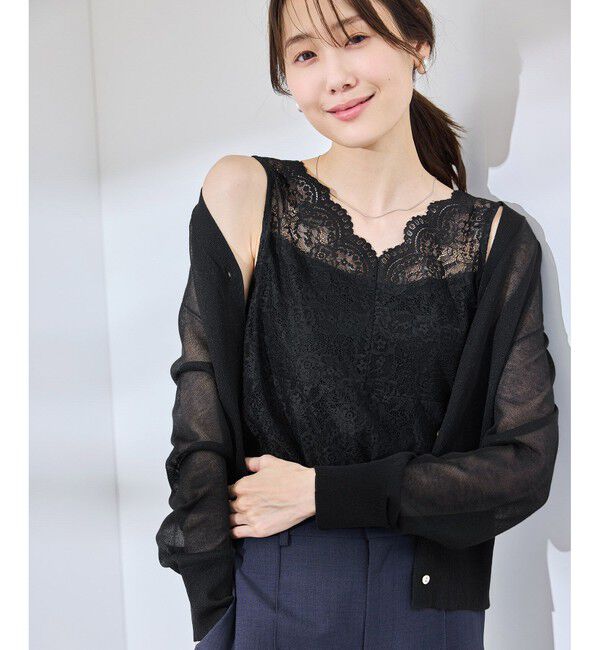 Rope&rsquo;Picnic「【前後2WAY】総レースインナー」|タンクトップ|