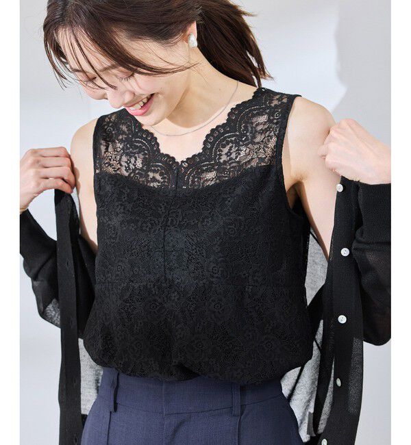 Rope&rsquo;Picnic「【前後2WAY】総レースインナー」|タンクトップ|