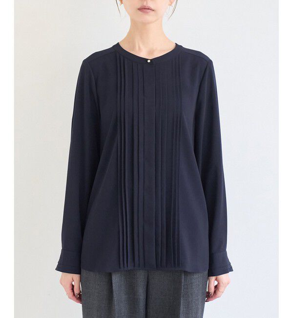 Rope&rsquo;Picnic「フロントピンタックブラウス/一部WEB限定カラー」|シャツ・ブラウス|