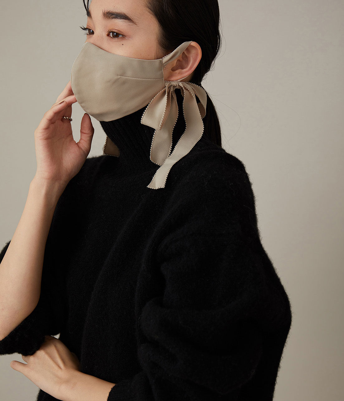 ADAM ET ROPE'「【トロワズィエムチャコ】リボンマスク」|その他|