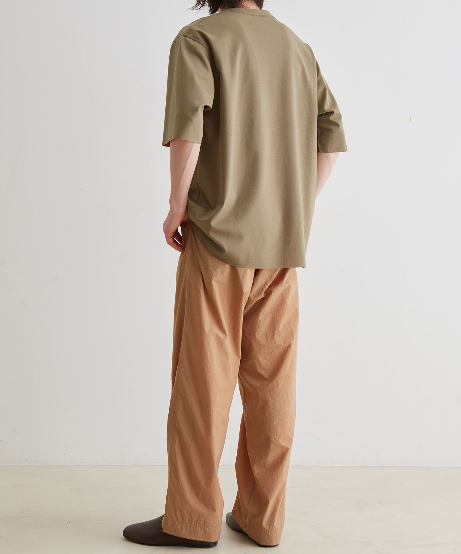 ADAM ET ROPE'「ハイゲージ シャンブレー リバーシブル Tシャツ」|Tシャツ・カットソー|