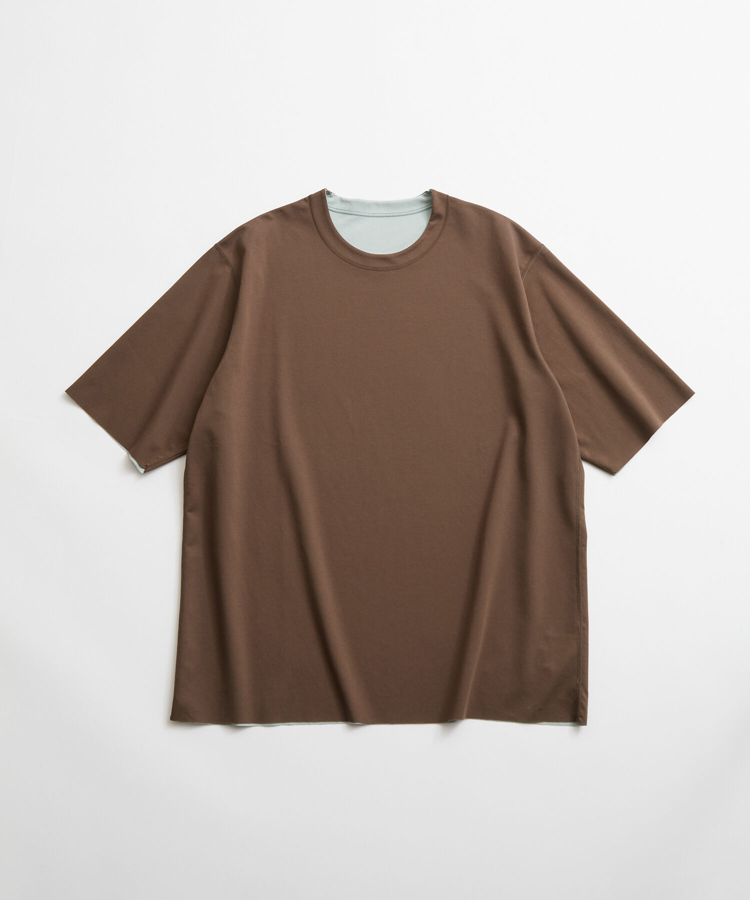 ADAM ET ROPE'「ハイゲージ シャンブレー リバーシブル Tシャツ」|Tシャツ・カットソー|