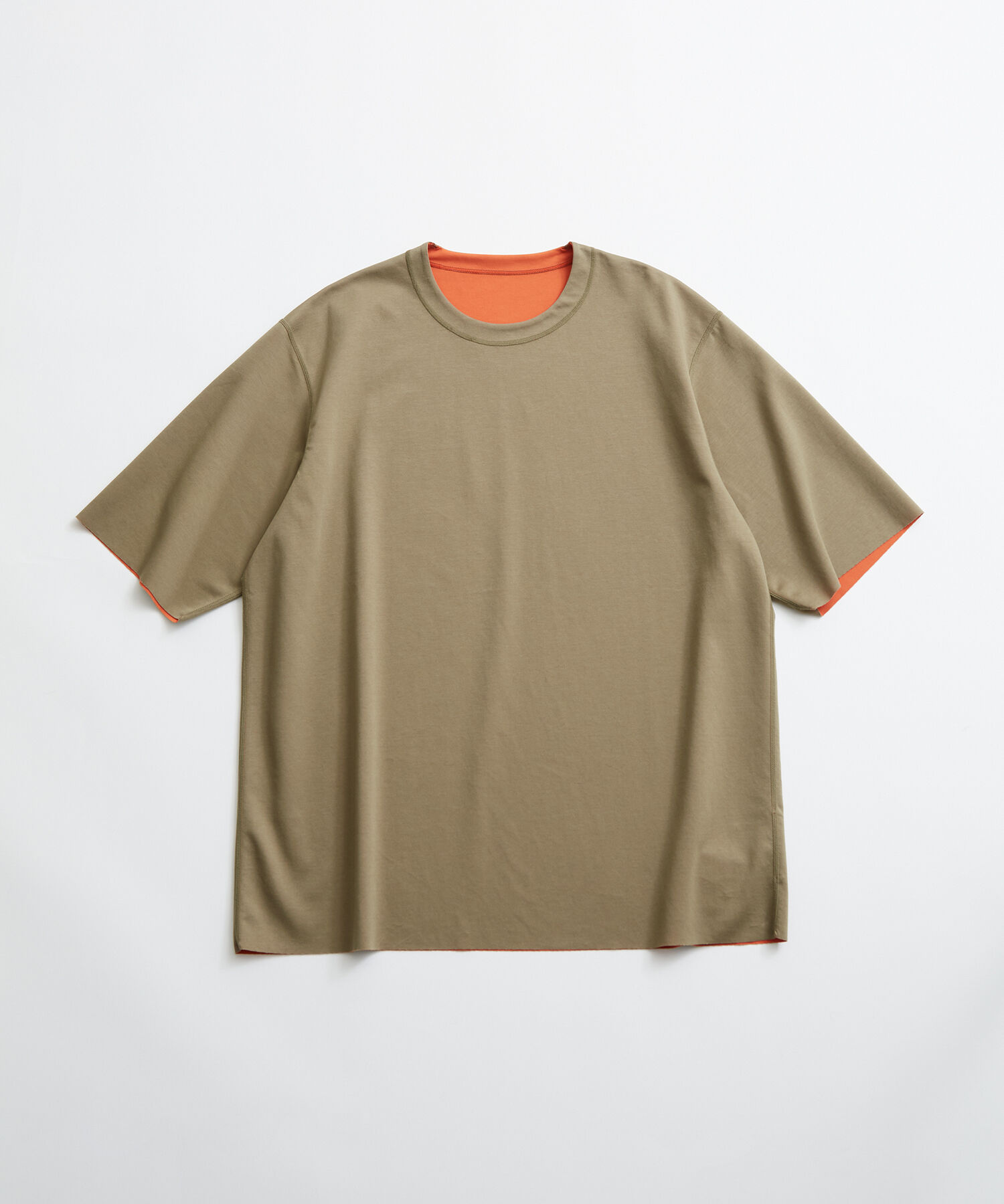 ADAM ET ROPE'「ハイゲージ シャンブレー リバーシブル Tシャツ」|Tシャツ・カットソー|