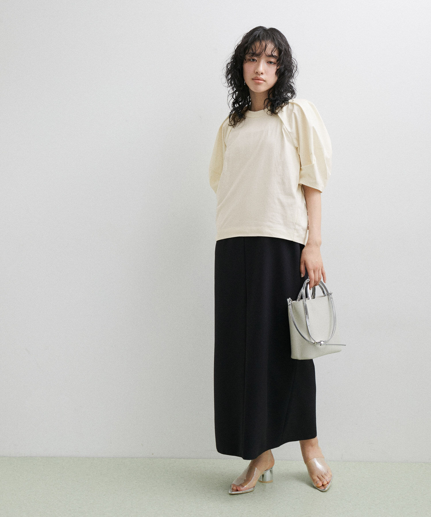 ADAM ET ROPE'「パフTシャツ」|Tシャツ・カットソー|