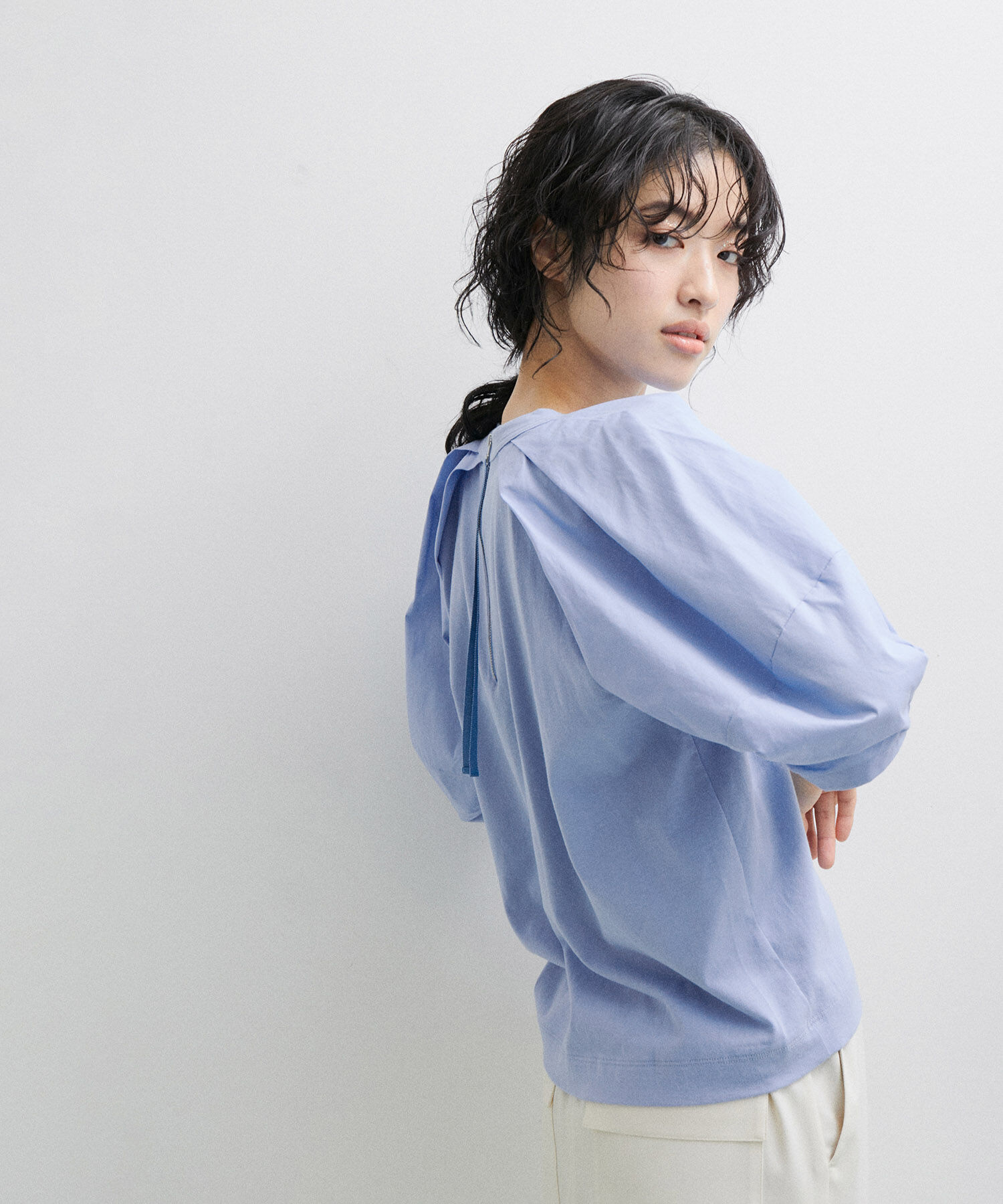 ADAM ET ROPE'「パフTシャツ」|Tシャツ・カットソー|