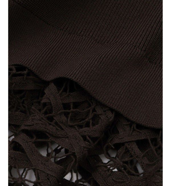 ADAM ET ROPE'「バテンレースコンビニットカーディガン」|カーディガン|