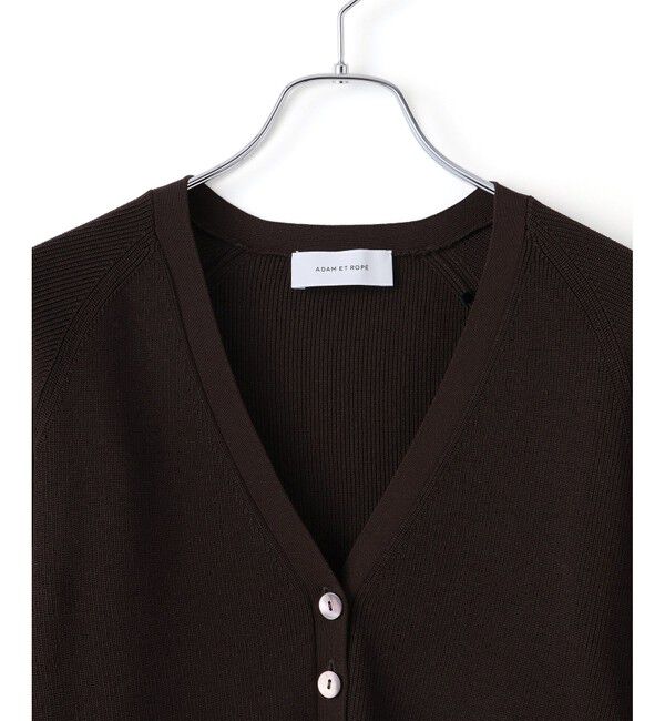ADAM ET ROPE'「バテンレースコンビニットカーディガン」|カーディガン|