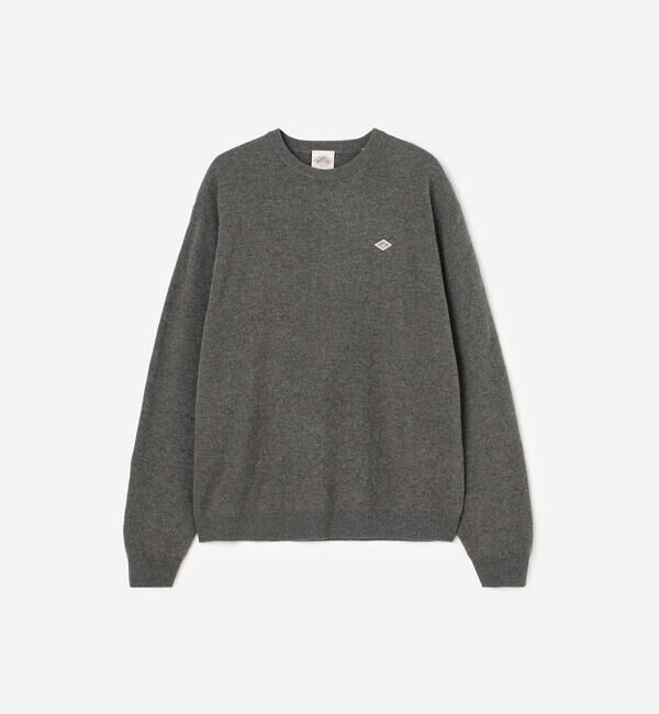DANTON「DANTON | ラムウール クルーネックニットプルオーバー MEN」|ニット・セーター|