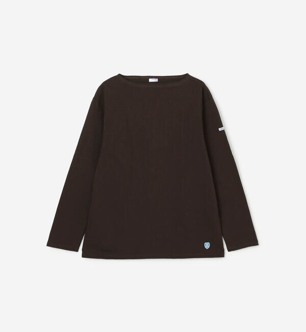 ORCIVAL「ORCIVAL | コットンロード フレンチバスクシャツ MEN」|Tシャツ・カットソー|DKBROWN