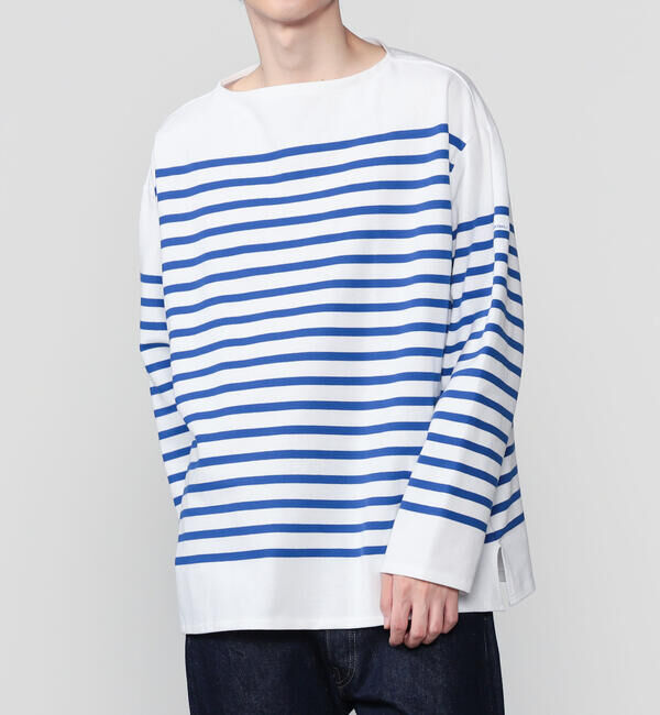  「ORCIVAL | ラッセル ワイドセーラーTシャツ MEN」|Tシャツ・カットソー|BLUE系1