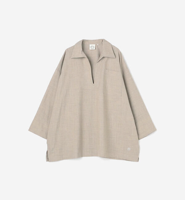 ORCIVAL「ORCIVAL | ストレッチブロード スキッパーシャツ WOMEN」|シャツ・ブラウス|