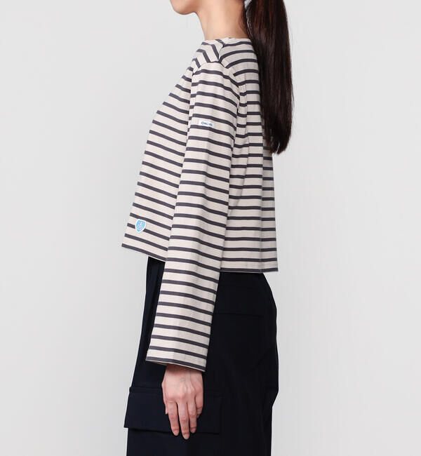 ORCIVAL「ORCIVAL | コットンジャージー ボートネック長袖Tシャツ WOMEN」|Tシャツ・カットソー|