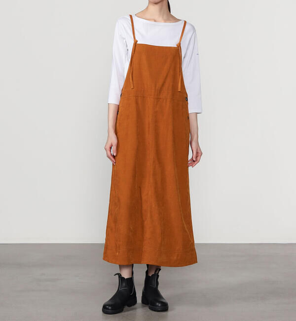 LE GLAZIK「LE GLAZIK | コーデュロイ サロペットスカート WOMEN」|スカート|