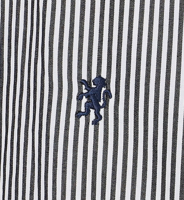  「Gymphlex | コットン 長袖ボタンダウンシャツ STRIPE WOMEN」|シャツ・ブラウス|