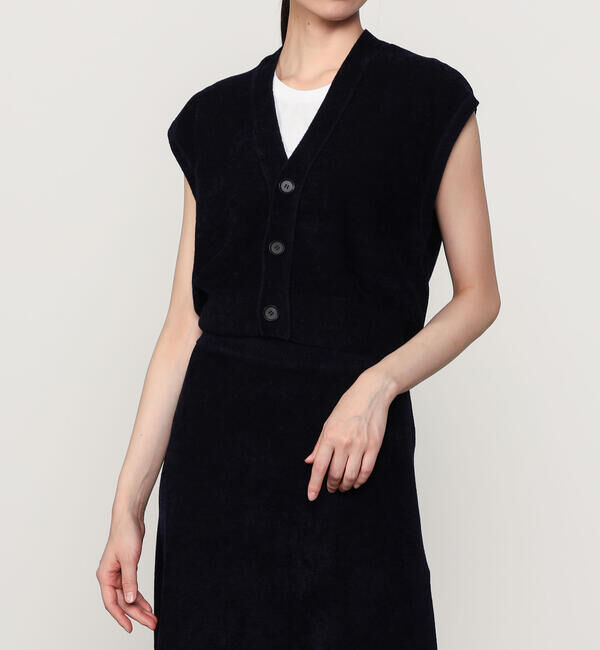 UNFIL「UNFIL | ニットベスト WOMEN」|ベスト・ジレ|NAVY