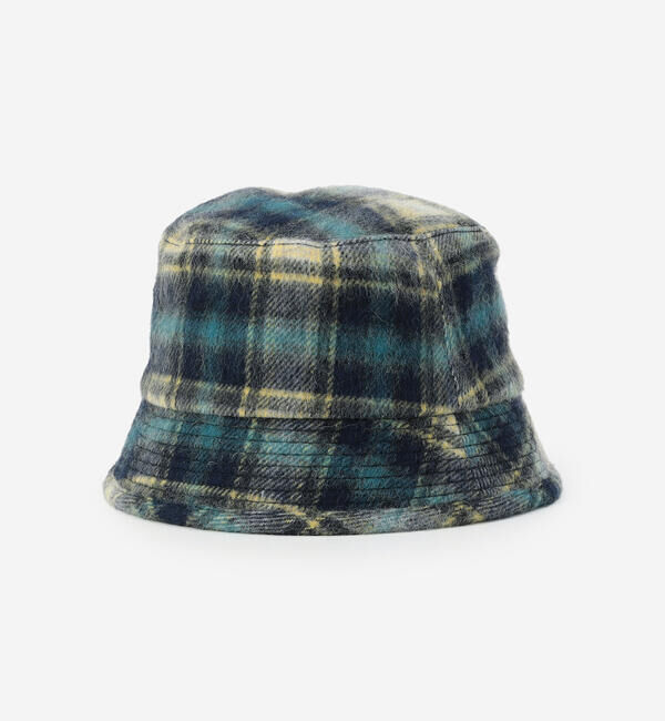  「cableami | ウールシャギー バケットハット」|ハット|NAVY