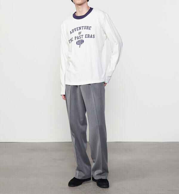  「FilMelange | 〈別注〉 ヴィンテージ天竺 リンガー長袖Tシャツ MEN」|Tシャツ・カットソー|