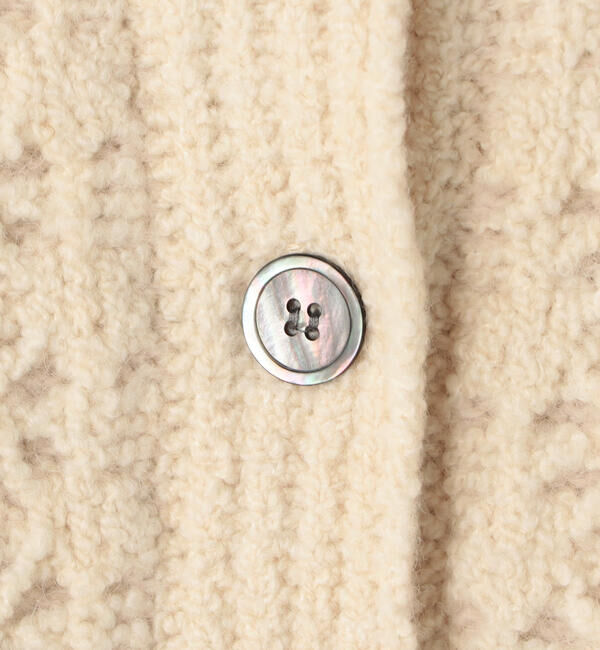  「WALANCE | クロシェ ダブルニットカーディガン WOMEN」|ニット・セーター|