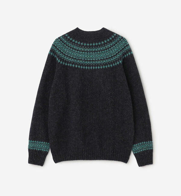 Morris & Sons「MORRIS & SONS |  ジーロンラム ノルディックセーター MEN」|ニット・セーター|
