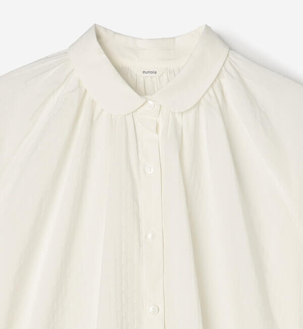  「eunoia | ラウンドカラー ブラウス WOMEN」|シャツ・ブラウス|