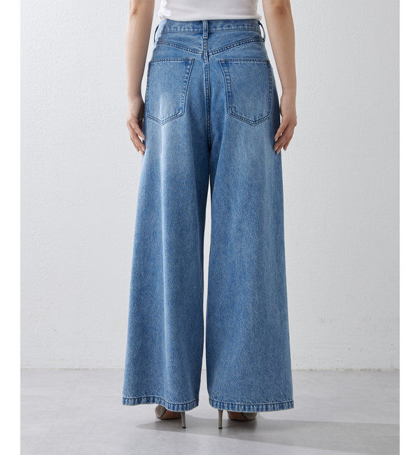  「デニムタックパンツ」|デニム|