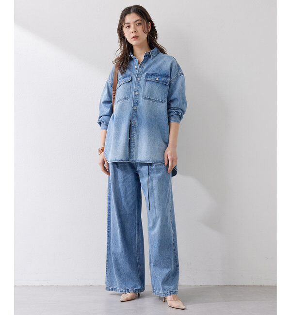  「デニムタックパンツ」|デニム|