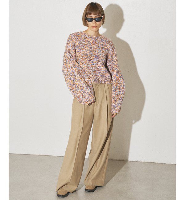 GEMINI「【GEMINI】ローゲージ2way MIXニット」|ニット・セーター|