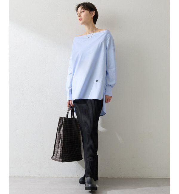  「ブロードオフショルダーブラウス」|シャツ・ブラウス|