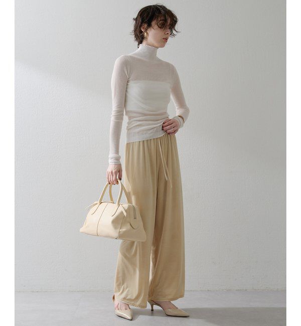 THE PAUSE「【THE PAUSE】リブハイネックプルオーバー」|ニット・セーター|