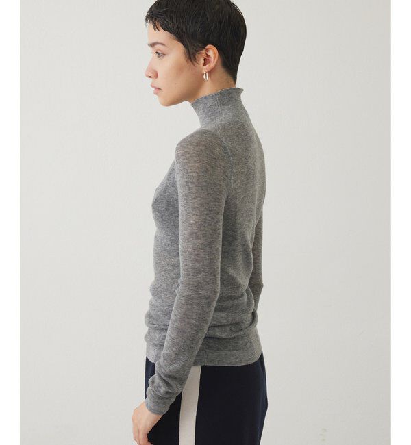 THE PAUSE「【THE PAUSE】リブハイネックプルオーバー」|ニット・セーター|