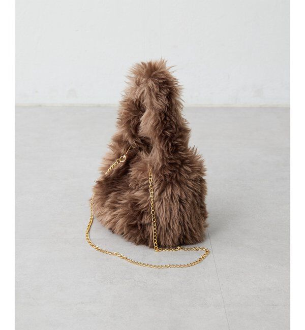 THE PAUSE「【THE PAUSE】フェイクファーミニBAG」|トートバッグ|