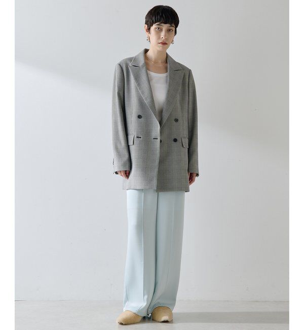 THE PAUSE「【THE PAUSE】チェックダブルジャケット」|テーラードジャケット|