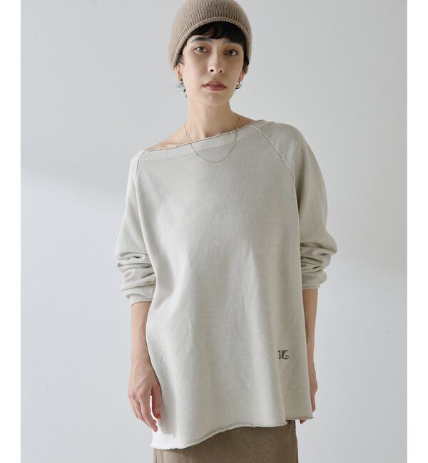  「オフショル裏毛プルオーバー」|Tシャツ・カットソー|