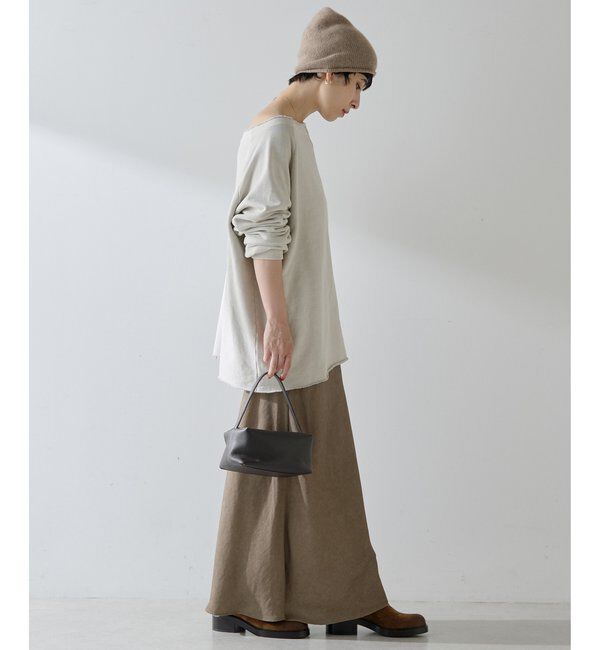  「オフショル裏毛プルオーバー」|Tシャツ・カットソー|