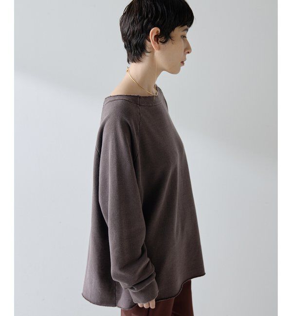  「オフショル裏毛プルオーバー」|Tシャツ・カットソー|