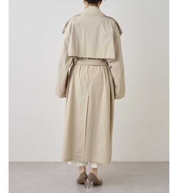  「ロングトレンチコート」|トレンチコート|