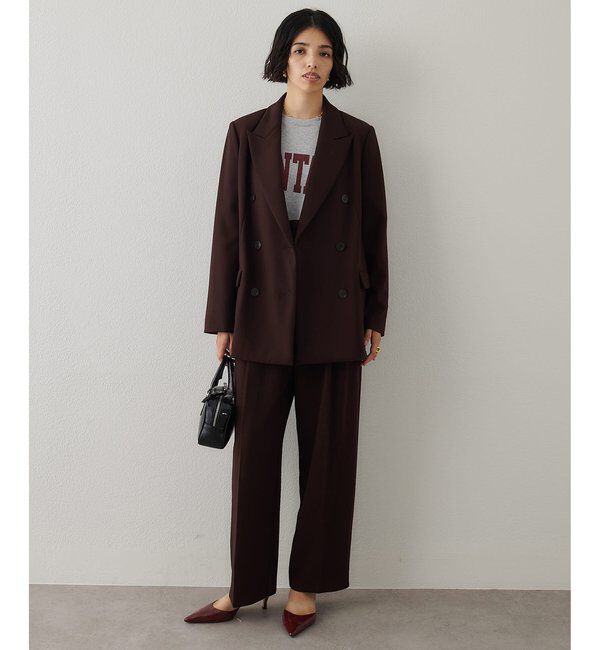  「ハイウエストサスペンダーパンツ」|チノ|