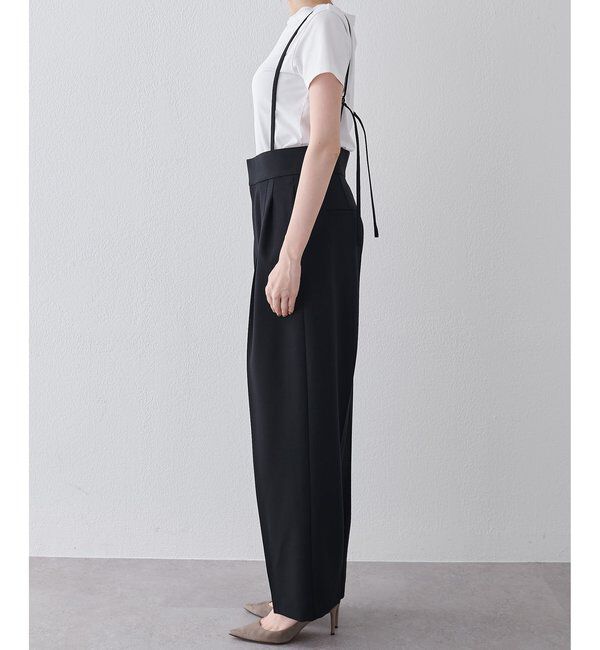  「ハイウエストサスペンダーパンツ」|チノ|